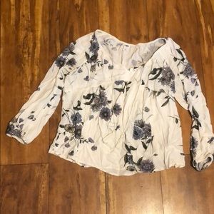 Boho babydoll bodice top